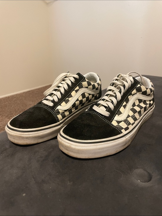 Vans Shoes - Vans Black & White Checkerboard Old Skool Sneakers
